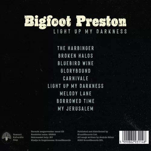 Bigfoot Preston - Light up My Darkness (CD)