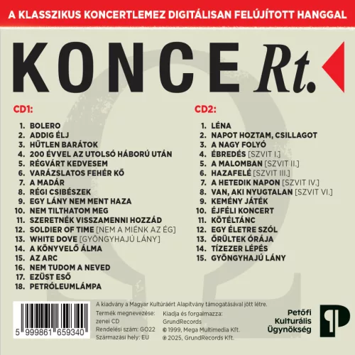 Omega - KonceRt.  [Népstadion, 1999.] (2 CD)