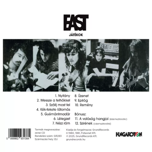East - Játékok (CD)