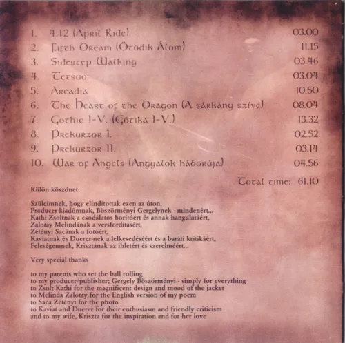 Laren d'Or - War of Angels (Angyalok háborúja) (CD)