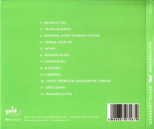Margaret Island - Bakancslista (CD)