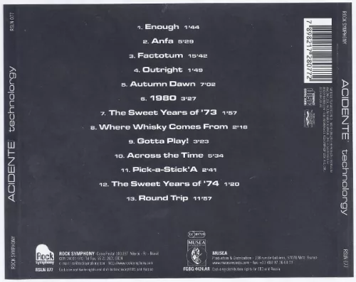 Acidente - Technolorgy (CD)