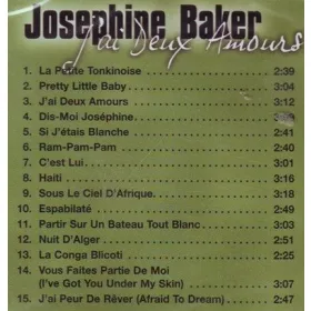 Baker, Josephine - J'ai Deux Amours (CD)