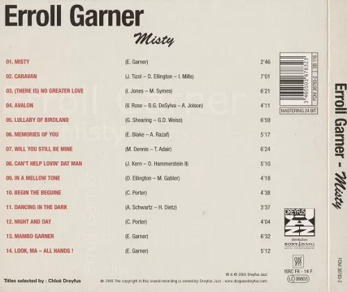 Garner, Erroll - Misty (CD)