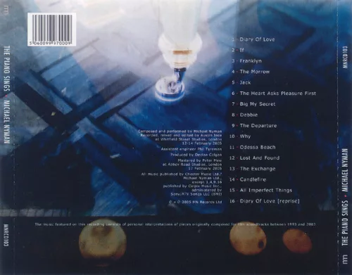 Nyman, Michael - The Piano Sings (CD)