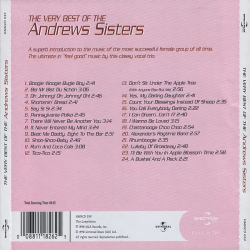 Andrews Sisters - The Very Best of.. (CD)