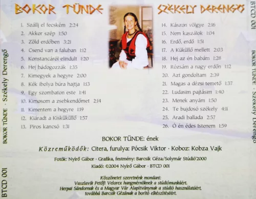 Bokor Tünde - Székely derengő (CD)