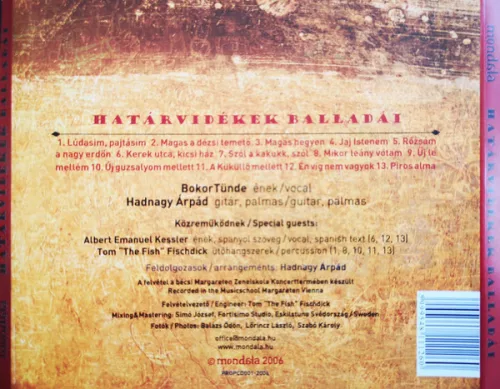Mondala - Határvidékek balladái (CD)
