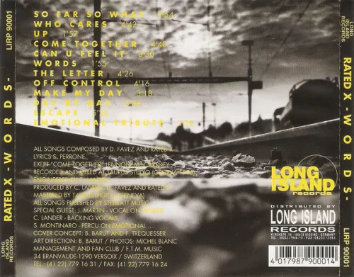 Rated - Words (CD)