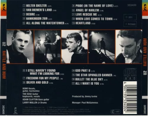U2 - Rattle and Hum (CD)
