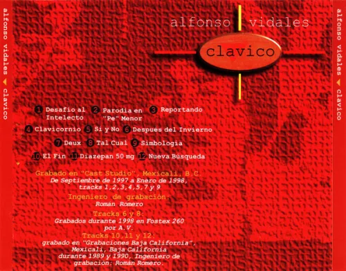 Vidales, Alfonso - Clavico (CD)