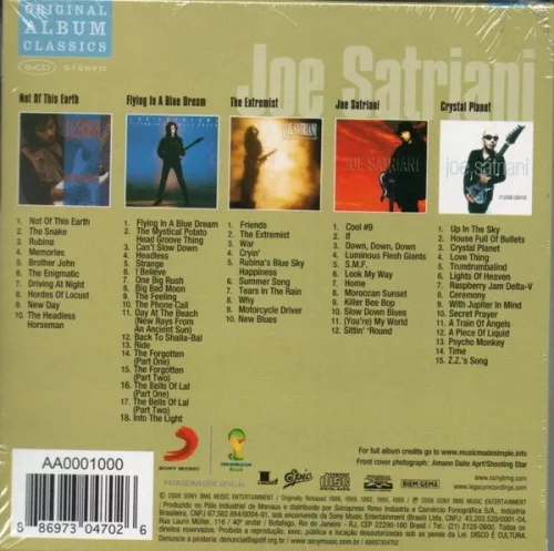 Satriani, Joe - Original Album Classic (5 CD)