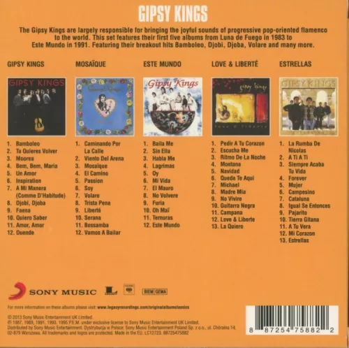 Gipsy Kings - Original Album Classic (5 CD)