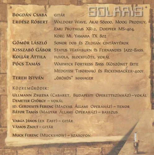 Solaris - Nostradamus - Próféciák könyve (CD)
