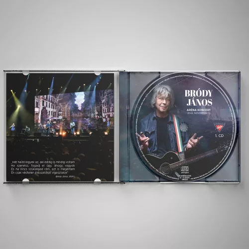 Bródy János - Aréna koncert 2022. november 12. (2 CD)
