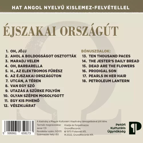 Omega - Éjszakai országút (CD)