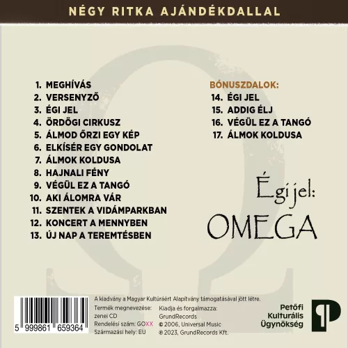 Omega - Égi jel (CD)