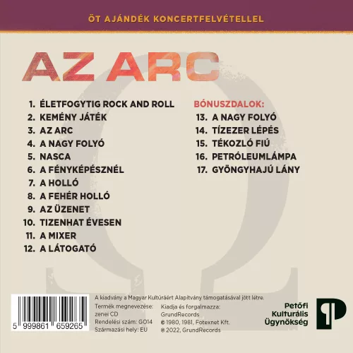 Omega - Az arc (CD)