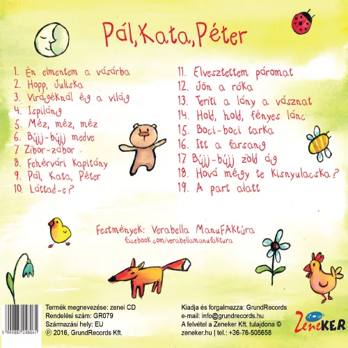 Gyereklemez - Pál, Kata, Péter (CD)