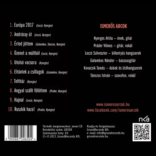 Ismerős Arcok - Csak a szöveg! (CD)