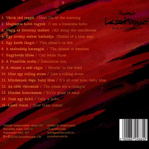 Hobo - Lassú vonat - Bob Dylan dalok (CD)
