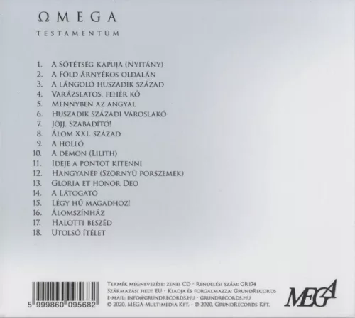 Omega - Testamentum (CD)