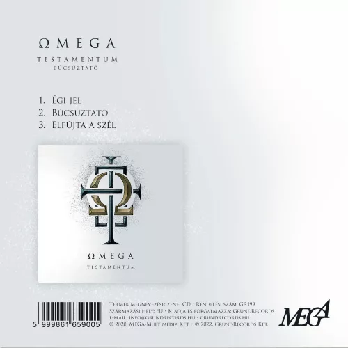 Omega - Testamentum (Búcsúztató) (Maxi CD)
