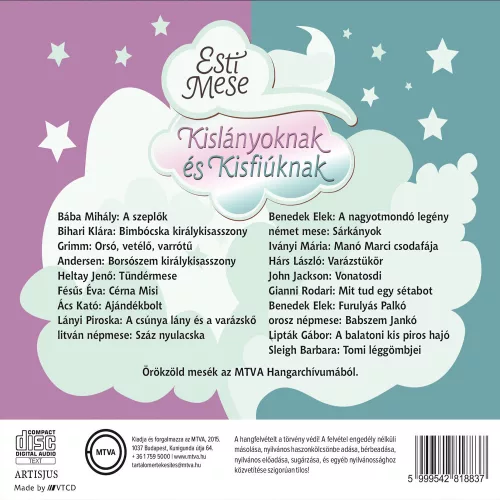 Esti Mese kislányoknak és kisfiúknak - díszdoboz (2CD)