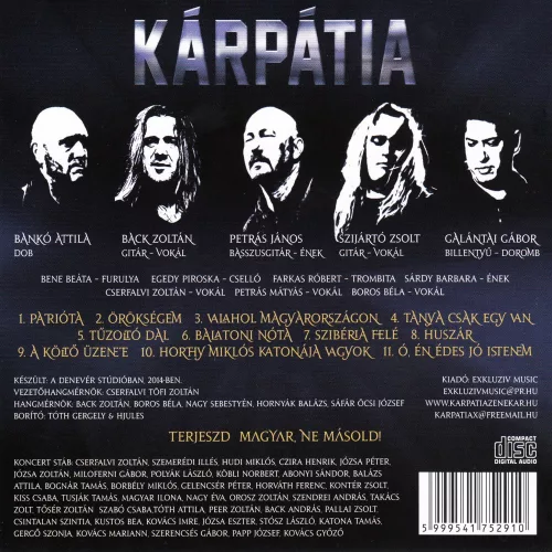 Kárpátia - Bátraké a szerencse (CD)