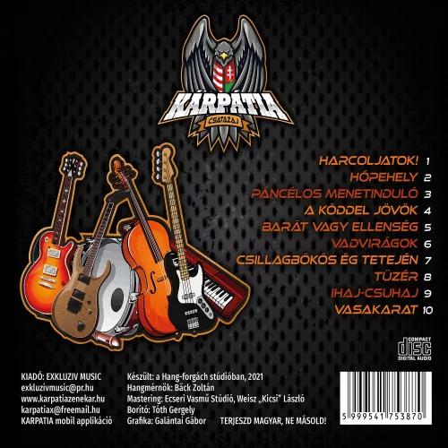 Kárpátia - Csatazaj (CD)