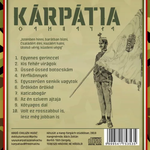 Kárpátia - Egyenes gerinccel (CD)