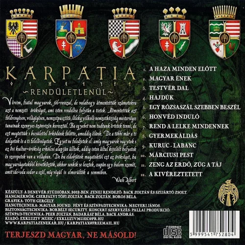 Kárpátia - Rendületlenül (CD)