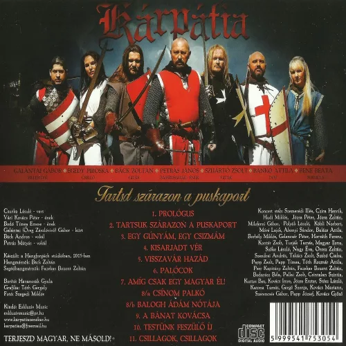 Kárpátia - Tartsd szárazon a puskaport (CD)