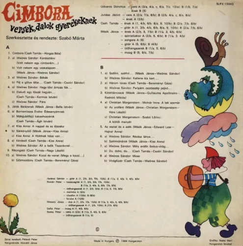 Cimbora - Versek, dalok gyerekeknek