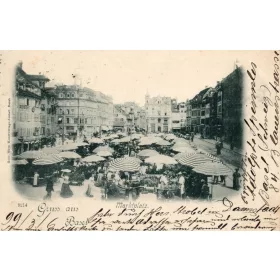 Gruss aus Basel - Marktplatz