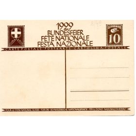 Svájci nemzeti ünnepi képeslap – Bundesfeier 1929