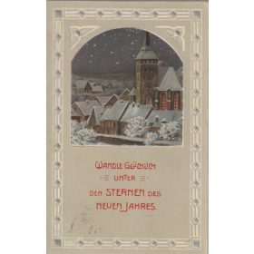 Wandle Glücklich unter den Sternen des Neuen Jahres