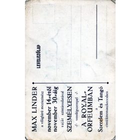 Max Linder , a világhírű moziszínész