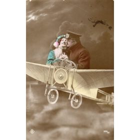 Klasszikus romantikus-aviatikai fantázialap