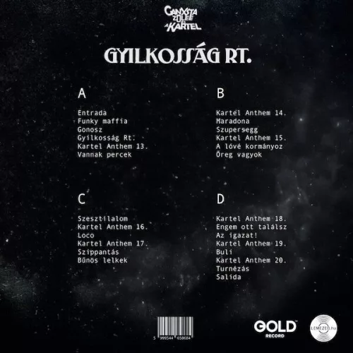 Ganxsta Zolee és a Kartel - Gyilkosság RT. (2 LP)