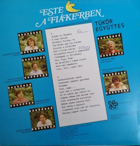 Tükör Együttes - Este a fiákerben (LP)