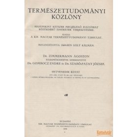 Természettudományi Közlöny 1938