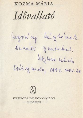 Idővallató (dedikált)