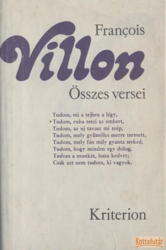 Francois Villon összes versei (1987)