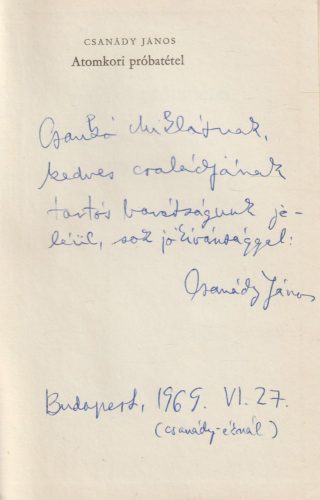 Atomkori próbatétel (dedikált)