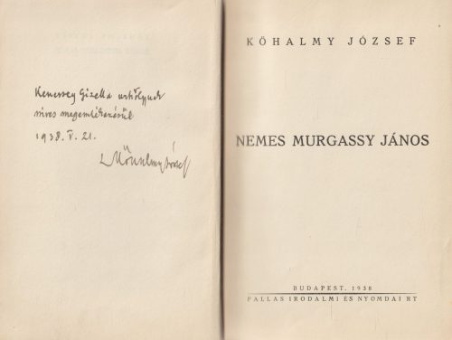 Nemes Murgassy János (dedikált)