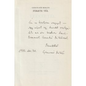 Fekete tél (dedikált)