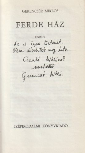 Ferde ház (dedikált)