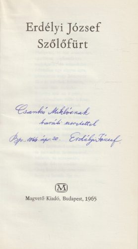 Szőlőfürt (dedikált)