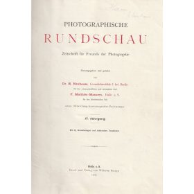 Photographische Rundschau 1903 II. rész